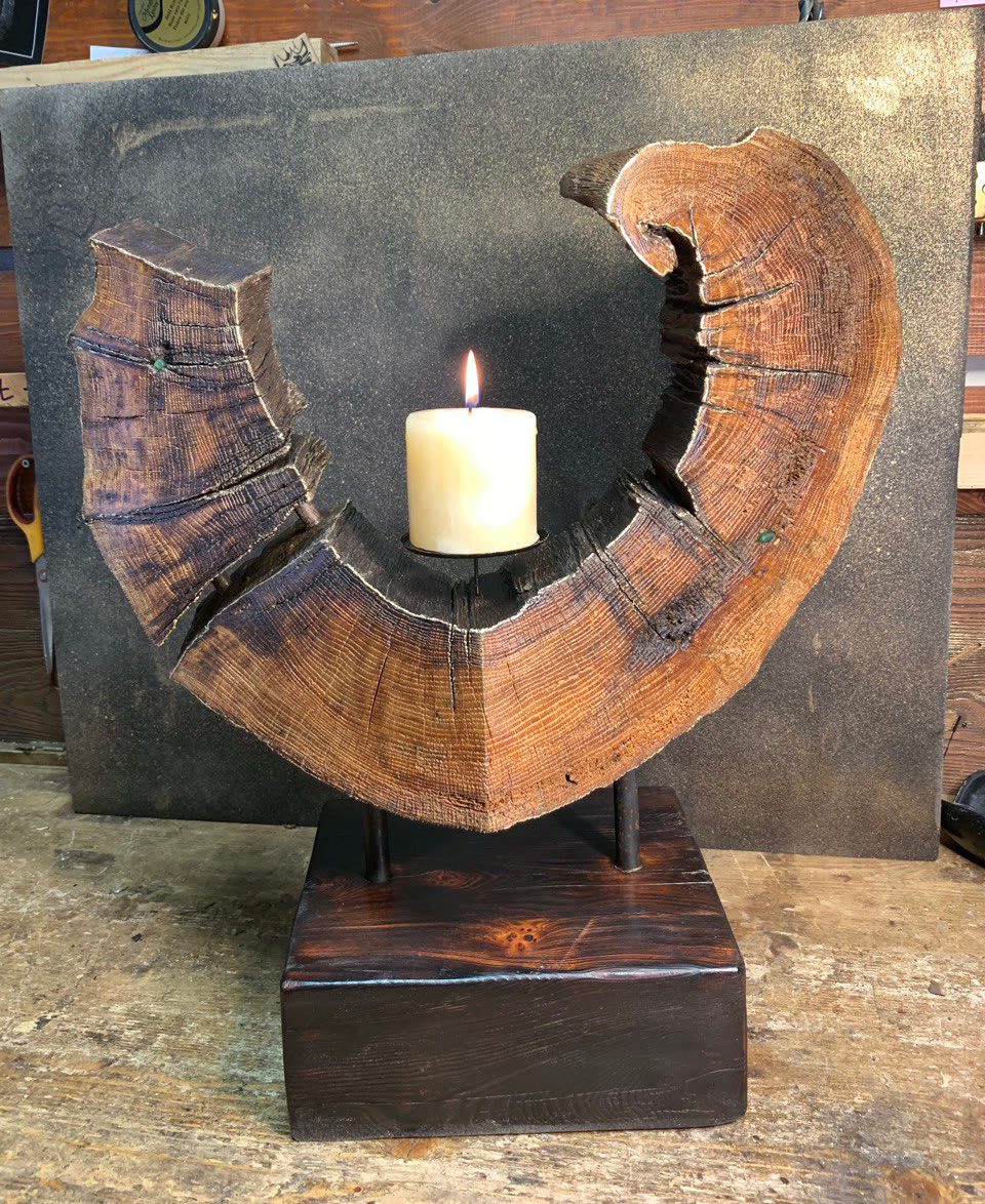 Angel with a candle